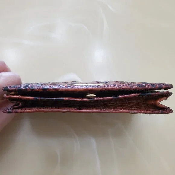 Brahmin Debra Wallet Wristlet in Classic Pecan Melbourne - Picture 13 of 16